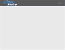 Tablet Screenshot of guttercleaningscotland.com